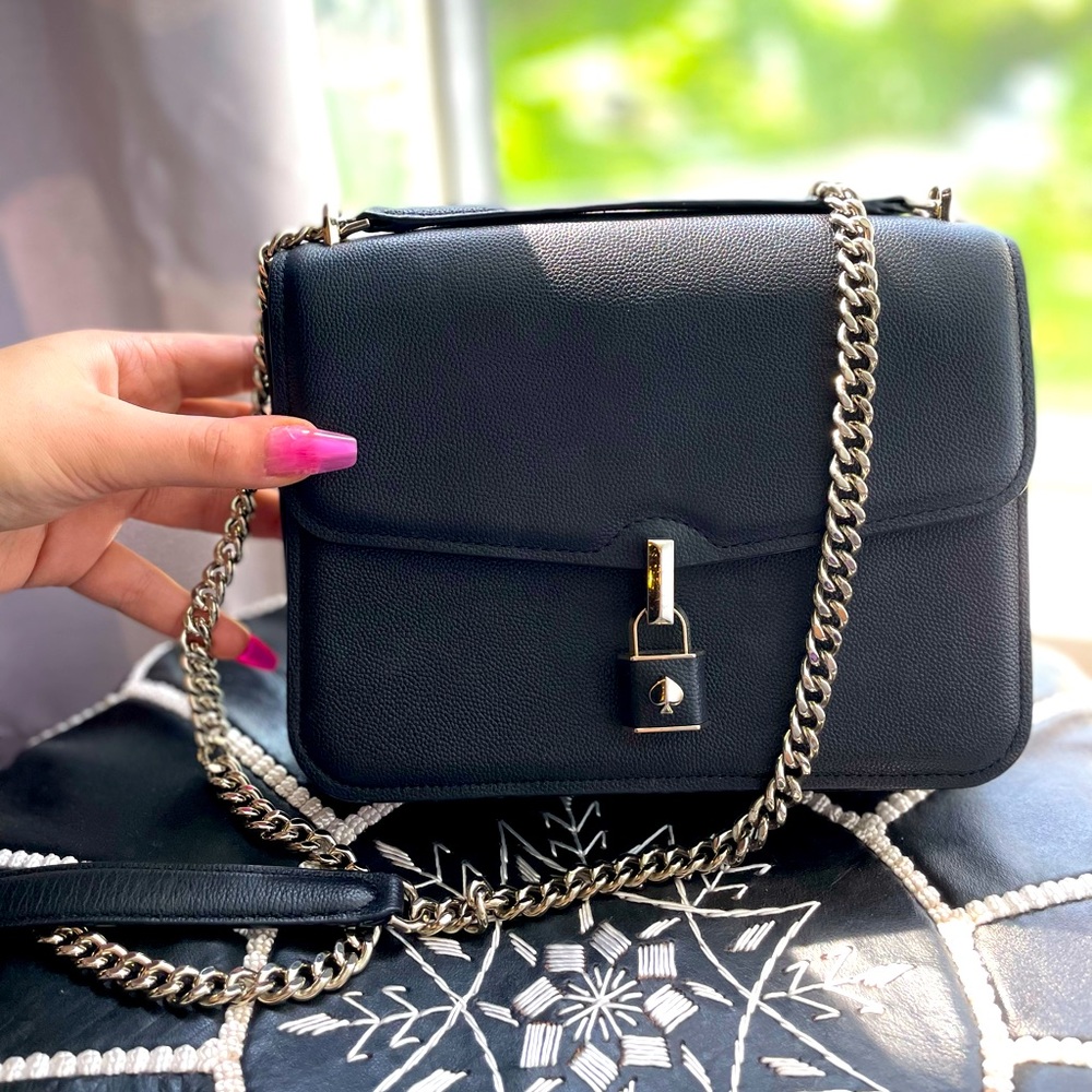Kate Spade locket large flap shoulder bag